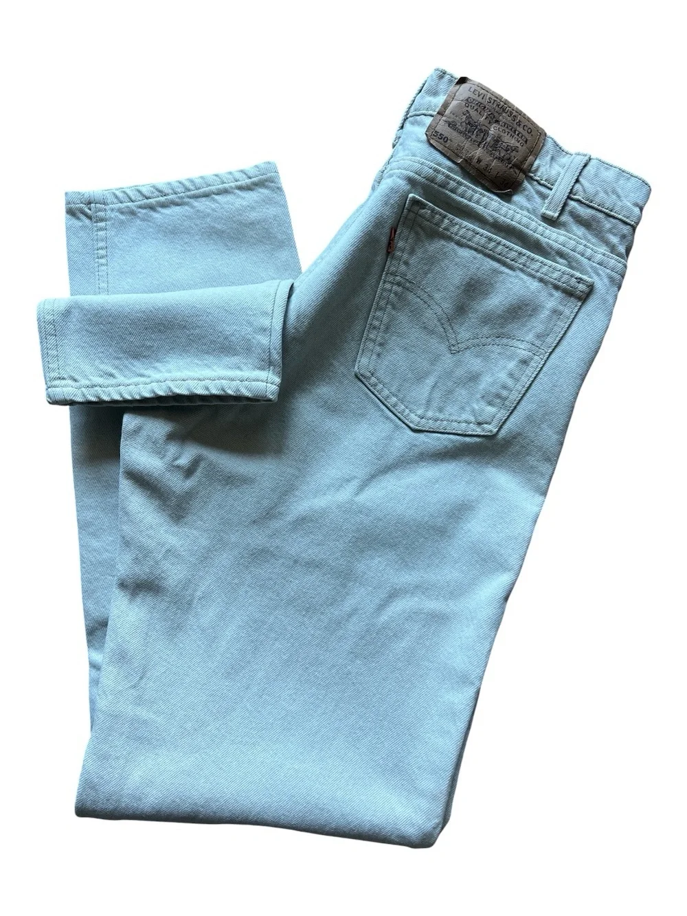 Levi’s 550 Men’s Relaxed Fit Tapered Leg Khaki Jeans Size 34x34 Made in USA
